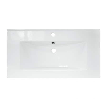 Раковина подвесная 90см Sanita Luxe Quadro QDR90SLWB01 белый